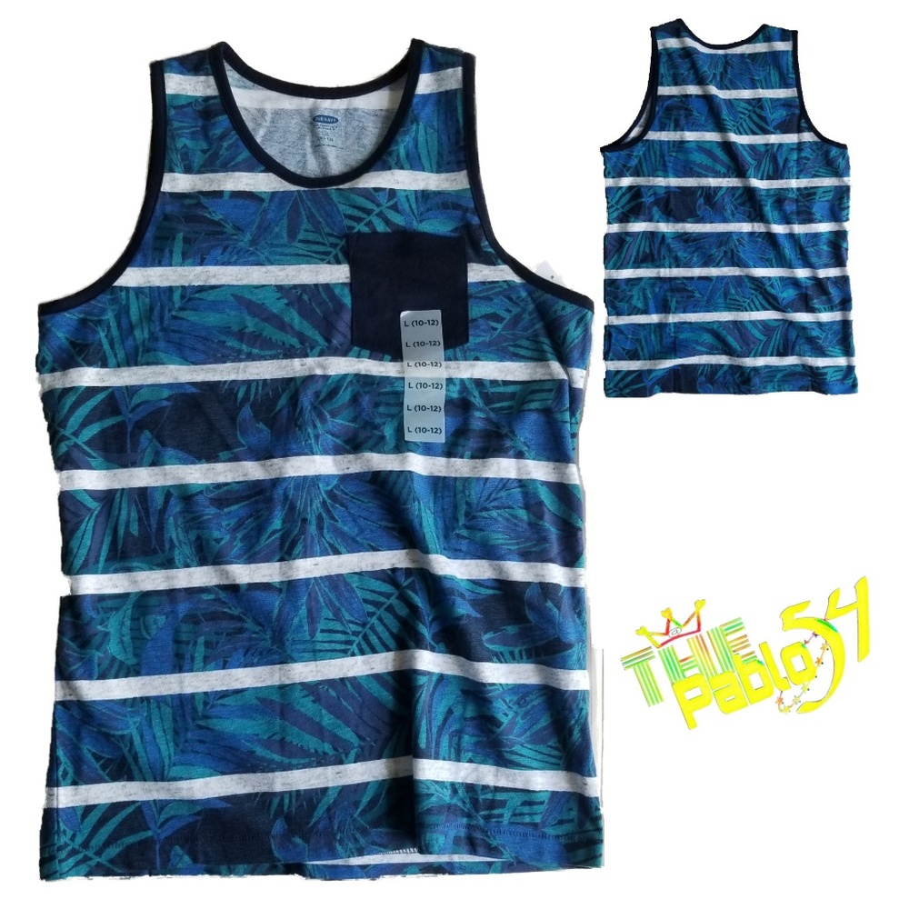 Boy's Old Navy Tropical Tank Top L10/12